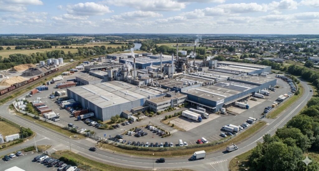 Photographie drone usine Nancy 